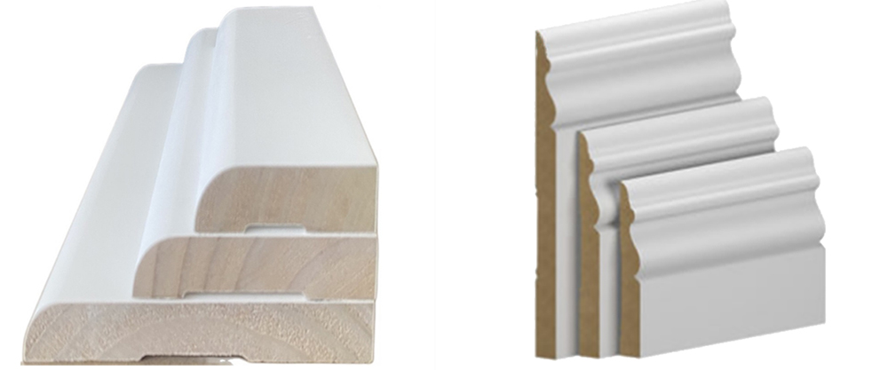 Exterior Waterproof Cornice Wooden Mouldings Outdoor Wood Board