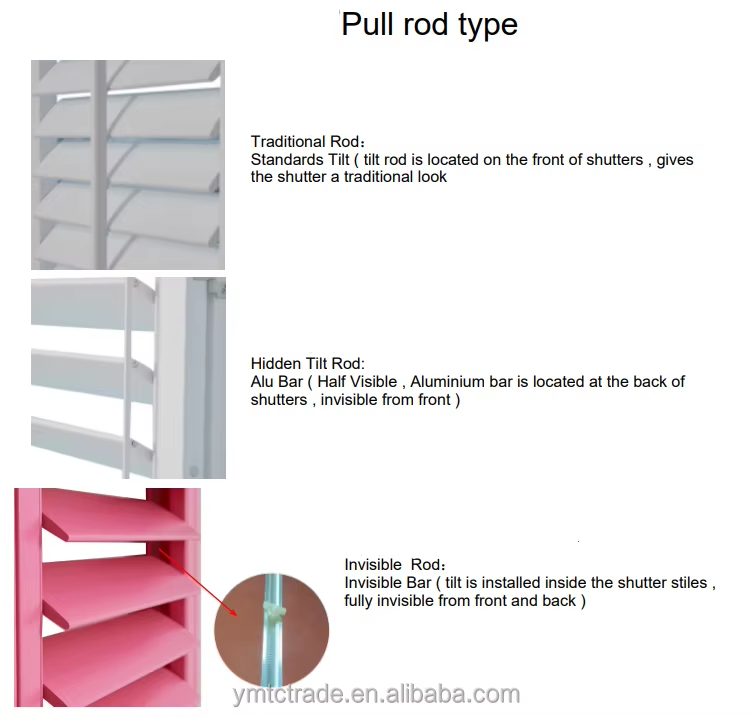 White plantation shutters for window shading Brushed crafted