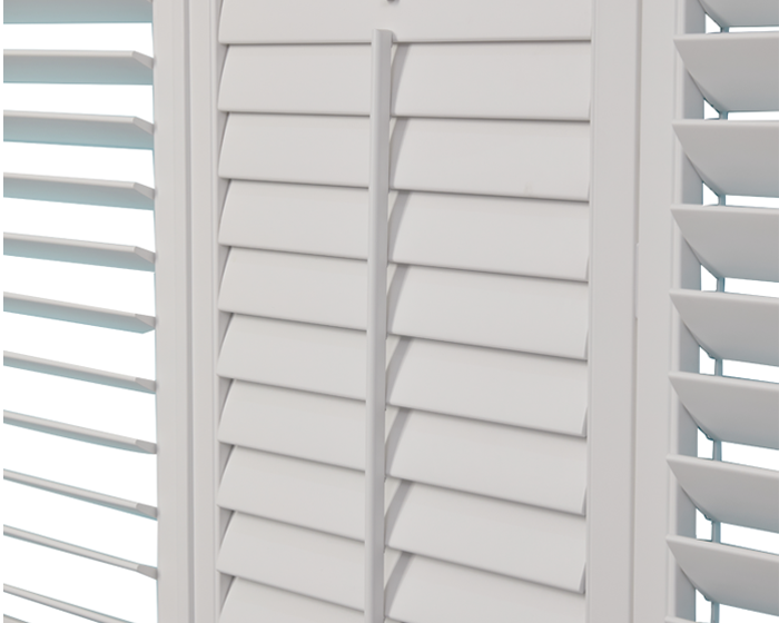 White Arch Window Shutter