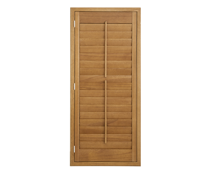 Stained Paulownia Wooden Plantation Shutters