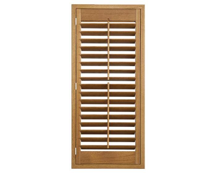 Stained Paulownia Wooden Plantation Shutters