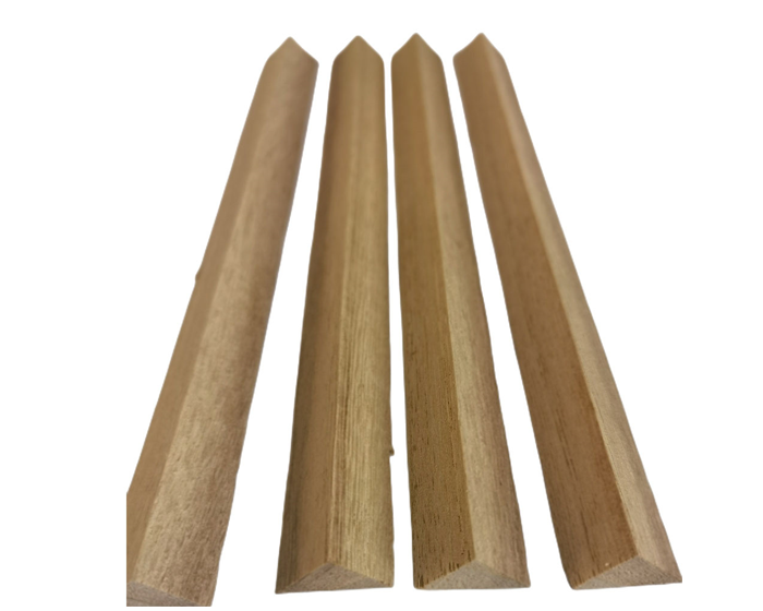 Triangle wood chamfer strip