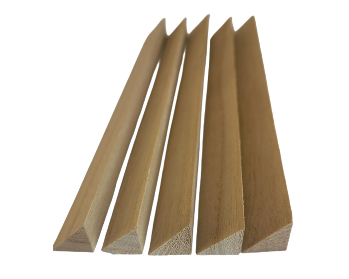 Triangle wood chamfer strip