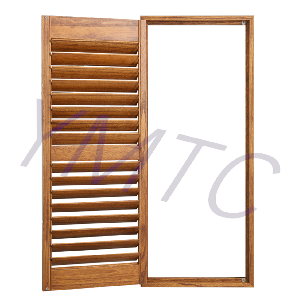 YMTC real wooden plantation shutters