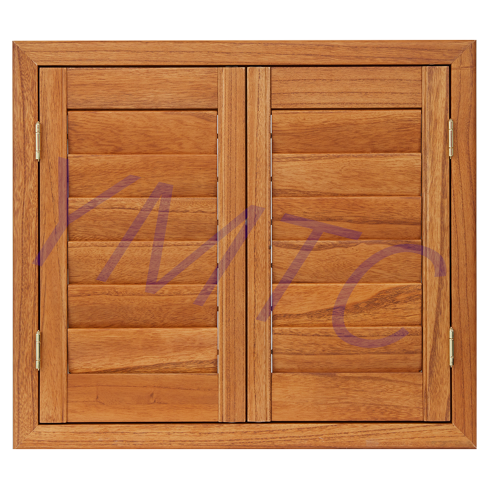 YMTC real wooden plantation shutters