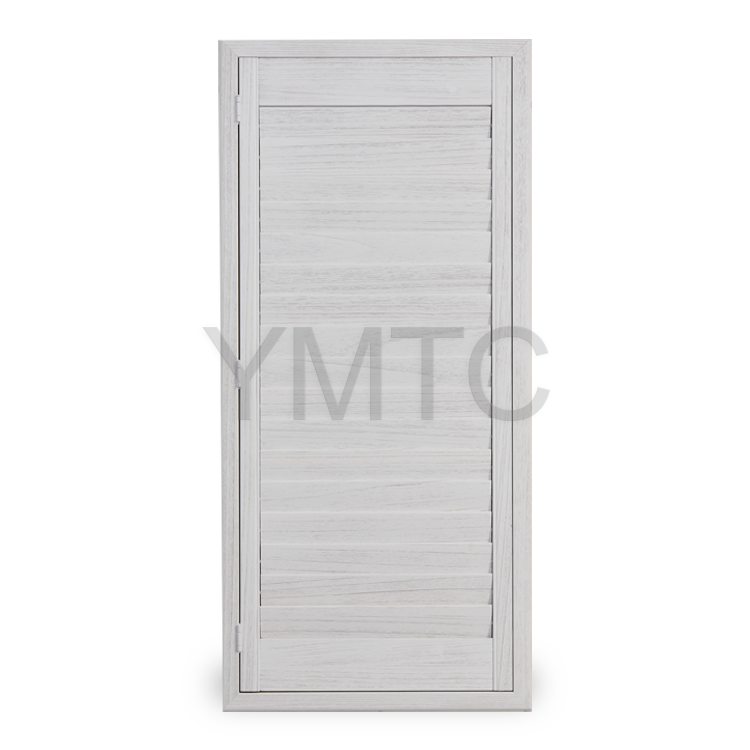 White plantation shutters for window shading Brushed crafted